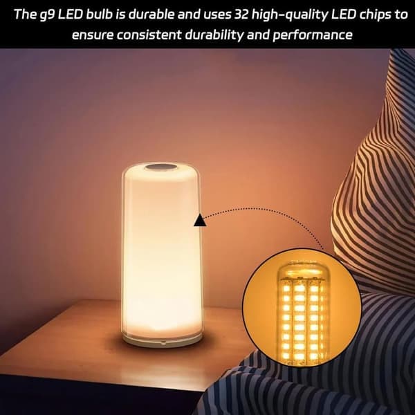 G9 LED-pærer 3W - Varmhvit - 5-pakning