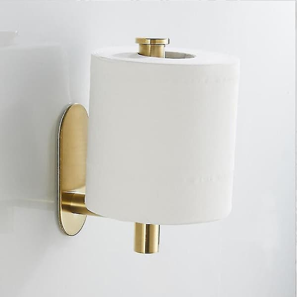 Toalettpapirholder for veggmontering, gull