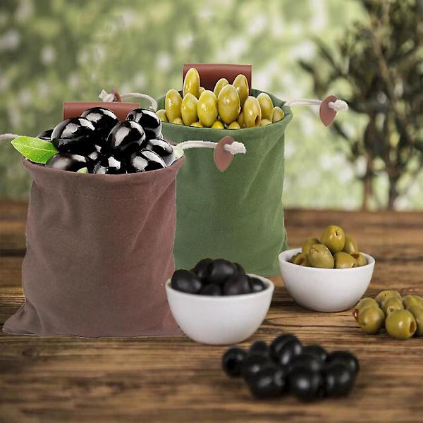 Utendørs Foraging Bag, Sammenleggbar Frukt- og Stein-Samlepose (1 stk, Brun)