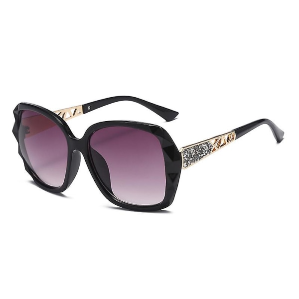 Grey Double Piece In A Black Frame-solbriller-nettverk Solbriller New Fashion Europeiske og amerikanske polariserte solbriller for menn og kvinner Sykkelglass