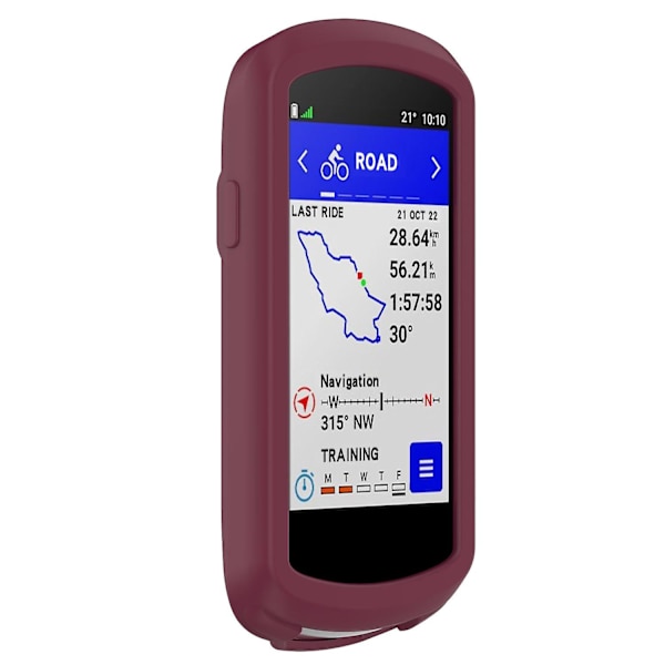 Reptålig mjukt silikonfodral för Garmin Edge 1040, skyddande fodral för cykel GPS-dator