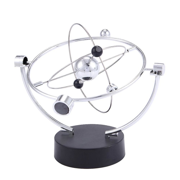 2x Kinetic Orbital Revolving Gadget Perpetual Motion Desk Art Leke Kontordekorasjon