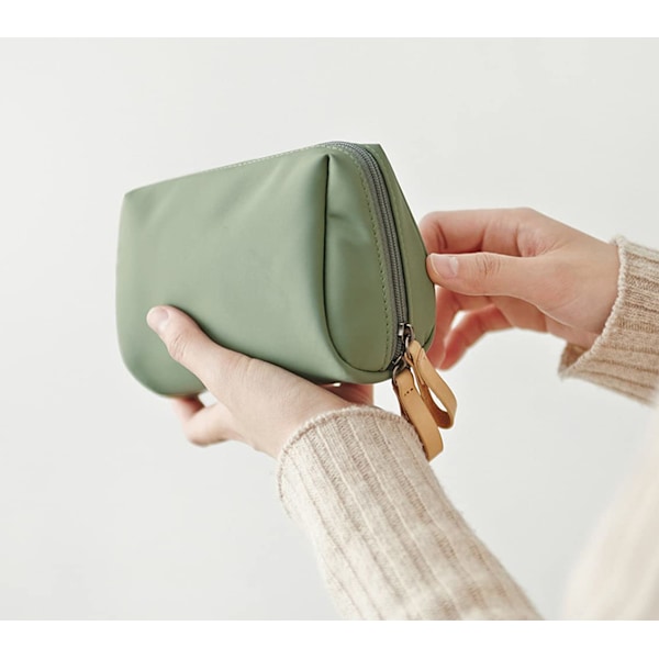 Liten Sminkväska för Handväska, Sminkväska Liten Kosmetikväska Mini Portabel Handväska för Kvinnor och Flickor (Emerald) green