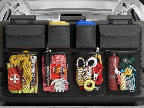 Bilseteorganisator - Oppbevaring med lommer bak setet