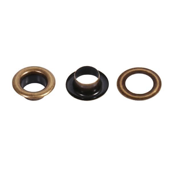 100 sett bronse svart gull runde maljer maljer DIY dekorasjonstilbehør 8mm