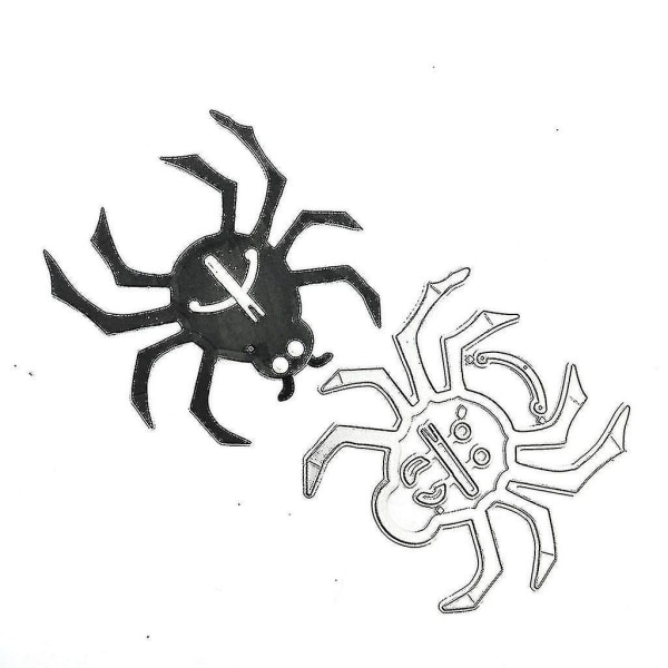 Halloween edderkop Metal skæreforme Stencil gør-det-selv Scrapbog Album Papir Kort skabelon Form Prægning Dekoration