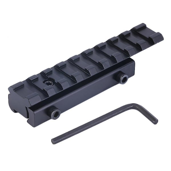 11mm svalehaleforlængelse til 21mm Weaver Riser Rail Mount Base Jagt