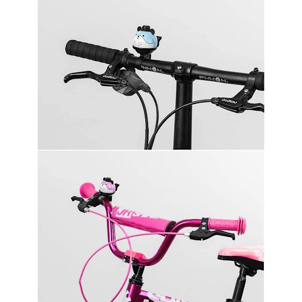 ike Bell, 360° roterbar cykelklokke til piger, drenge og voksne, høj, klar og tydelig lyd, cykelstyr ringhorn, børnecykeltilbehør
