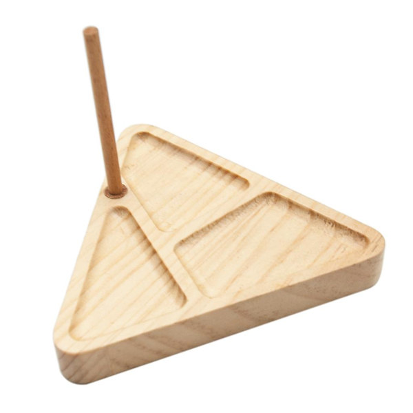 Träpärlvävstol Kit Triangel Vävning Pärlor DIY Stickmaskin Bräda Organizer Fack