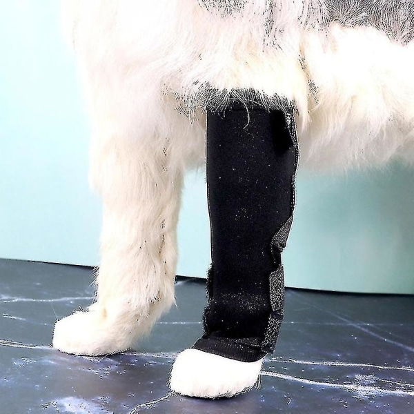 2stk Hundebensbøjle Hund Canine Leg Wrap Ben Compression Brace Mt
