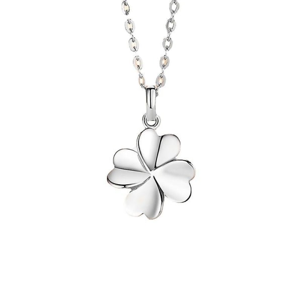Lucky Clover Halskjede for kvinner, fasjonabelt lite og friskt kragebeinkjede, gave til par, temperamentfullt blomsteranheng