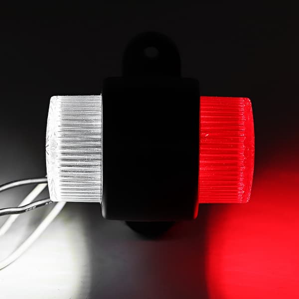 2 stk. 8 LED lastbil lys sideblinklys advarselslys til trailer 10-30V