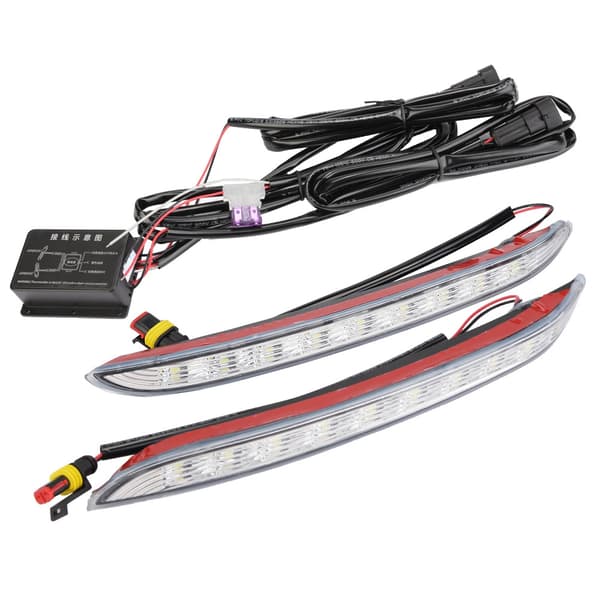 1 par LED kjørelys DRL tåkelys for KIA K2 RIO 12-14