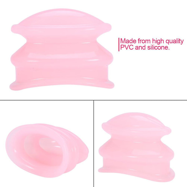 Kvinnor Portable Silicone Lip Plumper Enhancer Lip Suction Device Beauty Tool
