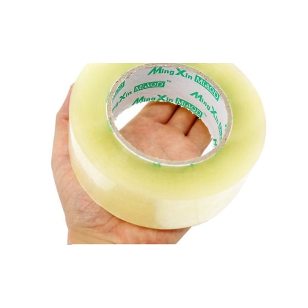 Transparent tape, pakke- og forseglingstape, 4,5 cm100 Transparent Glue Express, 2 ruller forseglingstape