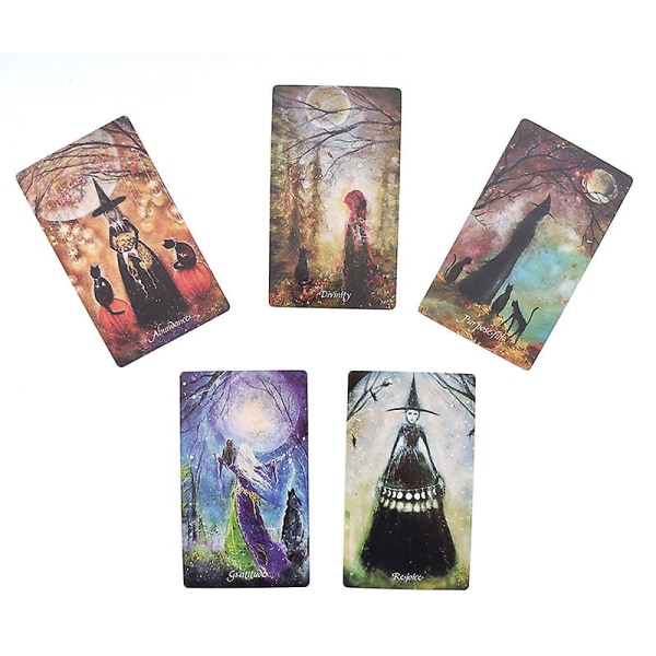 12x7cm Earthly Souls Spirits Oracle-kort for familie, venner, festgaver og spill