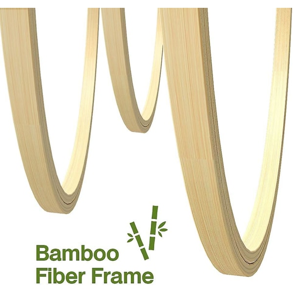 6 stykker broderibøylesett bambussirkel korssting bøylering 4 tommer til 10 tommer