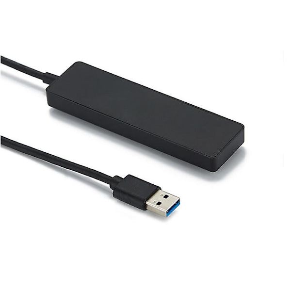 4-ports USB 3.0-hub, Ultratunn Data USB-hub, För Macbook, Mac Pro, Mac Mini, Imac, Surface Pro, XPS, PC, Flash-enhet, Mobil Hdd