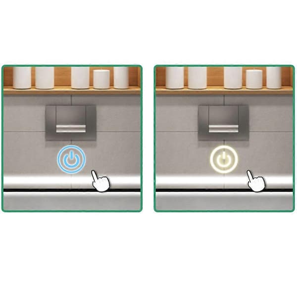 Badeværelsesspejl Lys Isoleret til Touch Switch Spejl Dedikeret til Touch ON/Off til Energibesparende Lamper, Lysstofrør