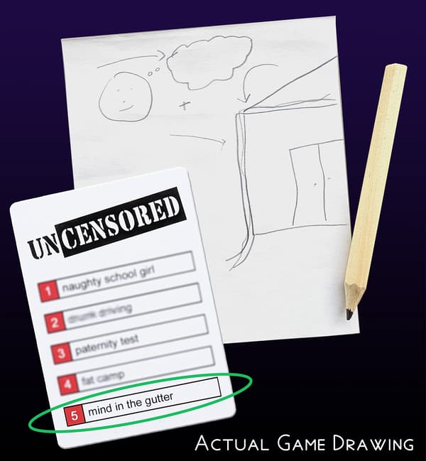 Drawing Without Dignity - Sensuroimattomien luonnosten seurapeli