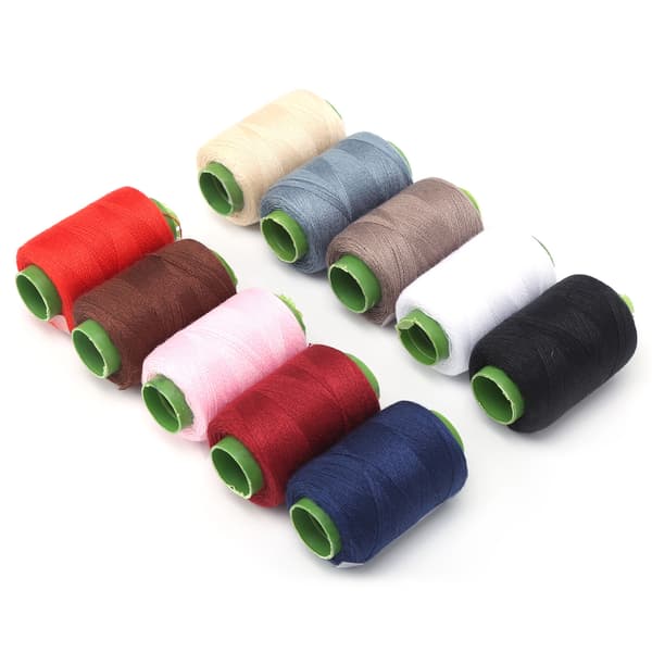 10 st sytråd hushållspolyestergarn för DIY-broderimaskinprojekt