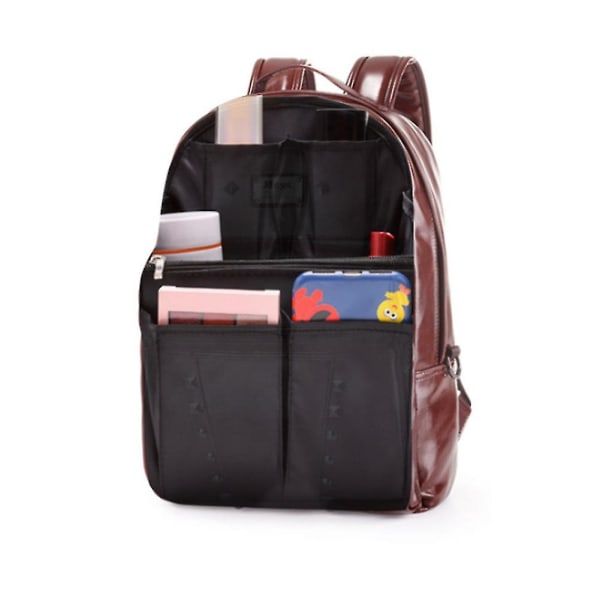 Indsæt tasker Indvendig opbevaringstaske Kapacitet Rejsearrangør til diverse efterbehandling Håndtaske Sort Hy