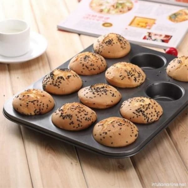 Muffinform 12 Muffins Bageform Standard Sølv