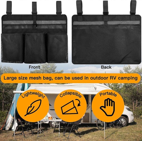 Hopfällbart diskställ för husbilar, husvagnar, kompakt design, lättviktigt, bärbart, enkel förvaring