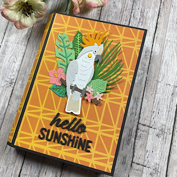 Papegøje Metal Skæredøre Håndlavede Håndværk Diy Scrapbooking Prægnings Tilbehør