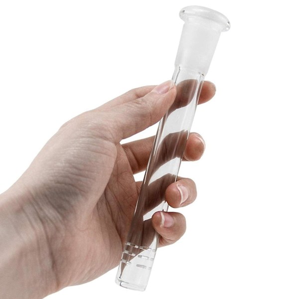 6-pack Tjocklek 18mm x 14mm Stam Klar Vetenskapligt Glasrör Adapter (3,5 tum)