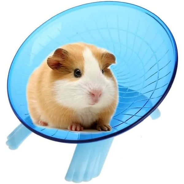 Hamster Flyvende tallerken Træningshjul Stille Jogging Løbe Spinner Wheel Legetøj til små dyr Chinchilla Gerbil
