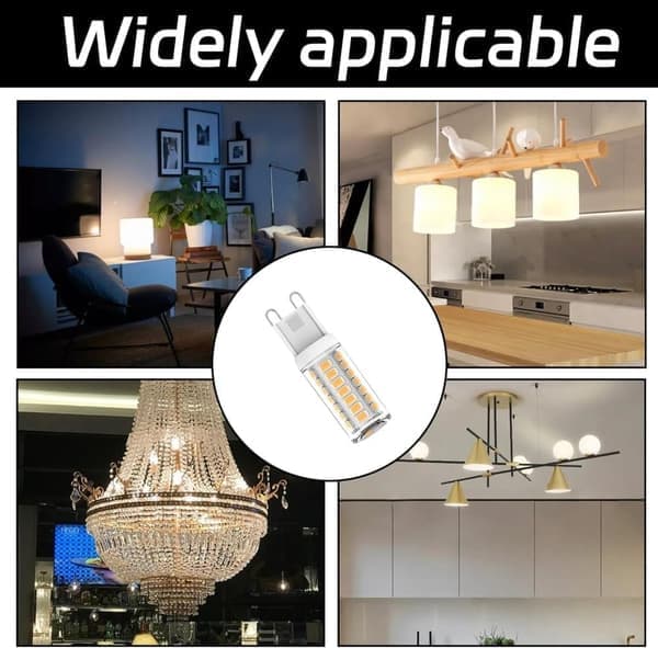G9 LED-pærer 3W - Varmhvit - 5-pakning
