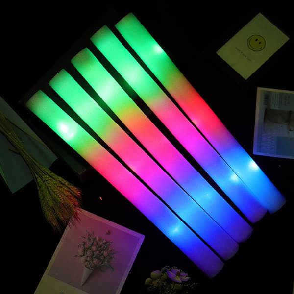 Skum Glow Sticks Bulk 10-pack Party Tillbehör Conce