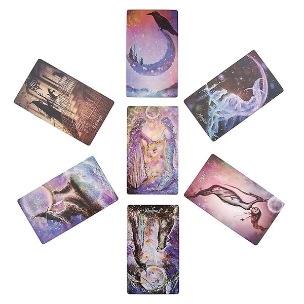 12x7cm Earthly Souls Spirits Oracle-kort for familie, venner, festgaver og spill