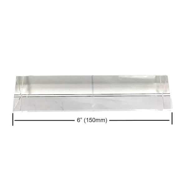 Amlong Crystal 6 Tommer Optisk Glas Trekantet Prisma Til Undervisning I Lys