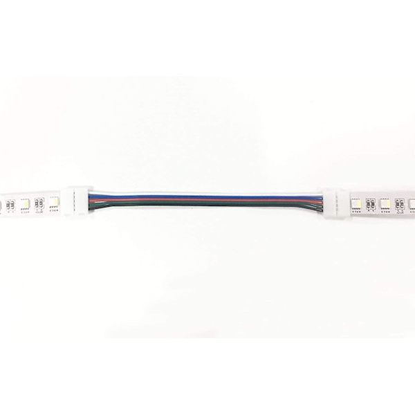 10 stk. RGBW 5-bens kabelforbindelser til 10 mm LED-bånd, lysbåndsadapter uden lodning til at forbinde 2 LED-bånd