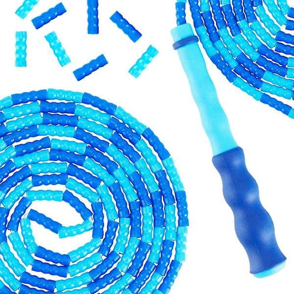 2 stk. hoppetov med bløde perler - Tangle-free til at holde sig i form, træning, træning osv. - 9 fod