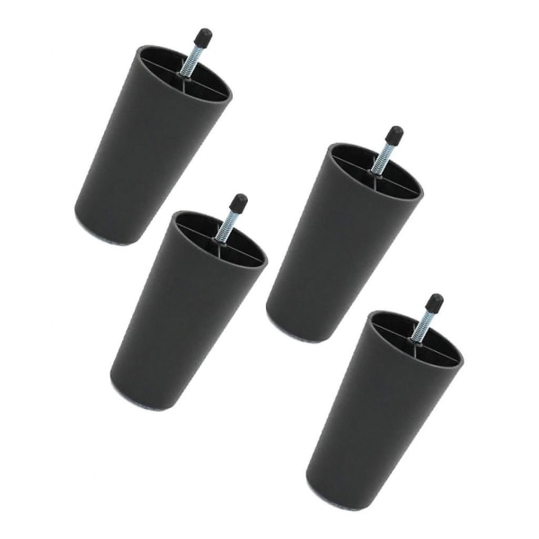 4x Sengestøtter Bordløfter Møbler Kvadratfot Sokkel Gulvbeskytter 125mm