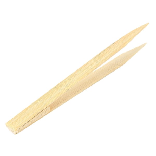 3x Pointy Tip Bamboo Straight Pincet Tea Tong Handy Tool