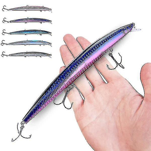 18cm/24g Kalastusvapa Uistin Crankbaits Isca Artificiais Syötit A 5