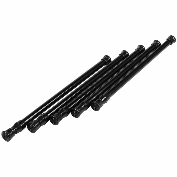 5 Pack Cupboard Bars Tensions Rod Spring Curtain Rod For Diy Projects, Extendable Width, 11.81 To 2