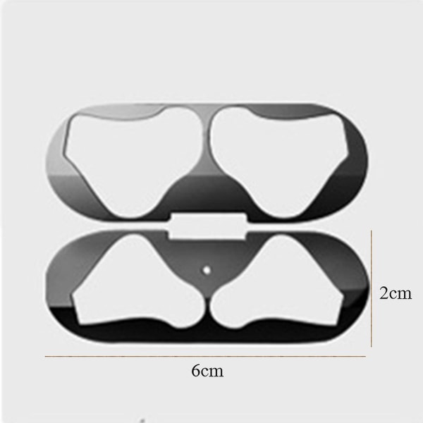 Passer til 3 metallbeskyttelsesdekaler Headset Earphone Ultra-tynn beskyttelsesdekal