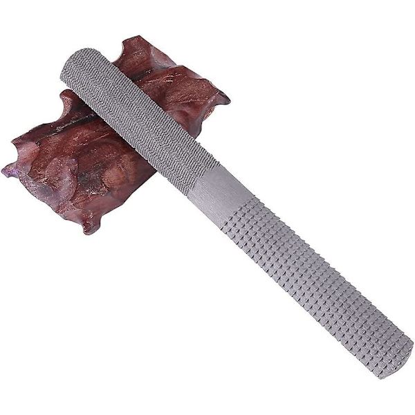 Träraspfil, 4 i 1 Stålplatt Raspfil Halvcirkel Snickerier Träbearbetning Trä Handverktyg Carving Rasp Grovt Verktyg (1 st, Grå)
