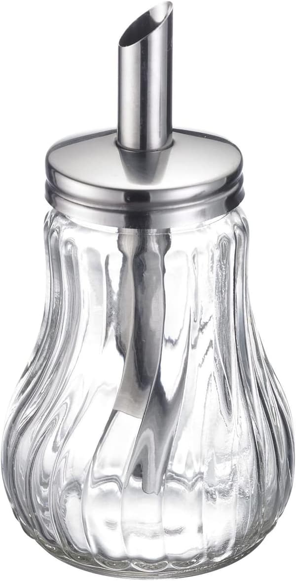 Krydddispenser, kapacitet 200 ml, glas, 10 cm
