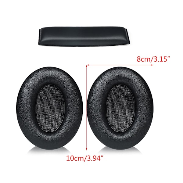 Lätt att byta ut öronkåpor huvudbygel för Sennheiser Hd200 Pro hörlurar öronkuddar
