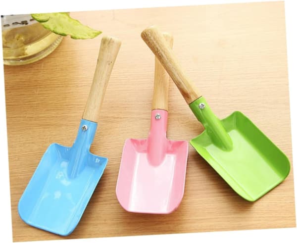 3 stk. hagespader Premium treskovl for enkel omplanting og graving Multifunksjonell spade