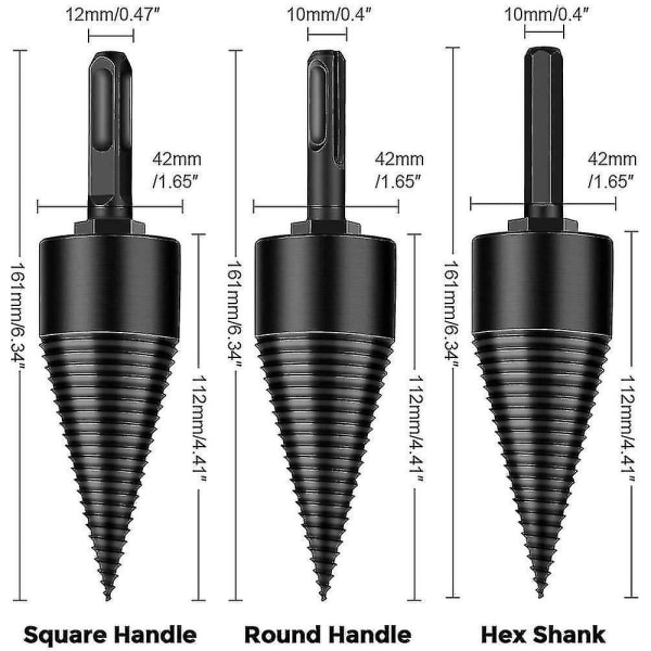 Splitter Skrue, Hex Shank Twist Bit Set, Duty Log Splitter, Hex Shank Bit, Splitting C Bit, Splitting Dr