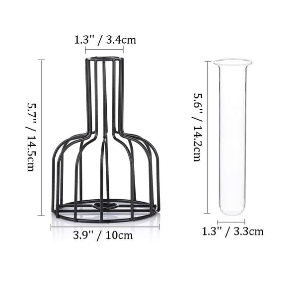 2-pakning Mini Vase Sett Borddekorasjon Liten Vase