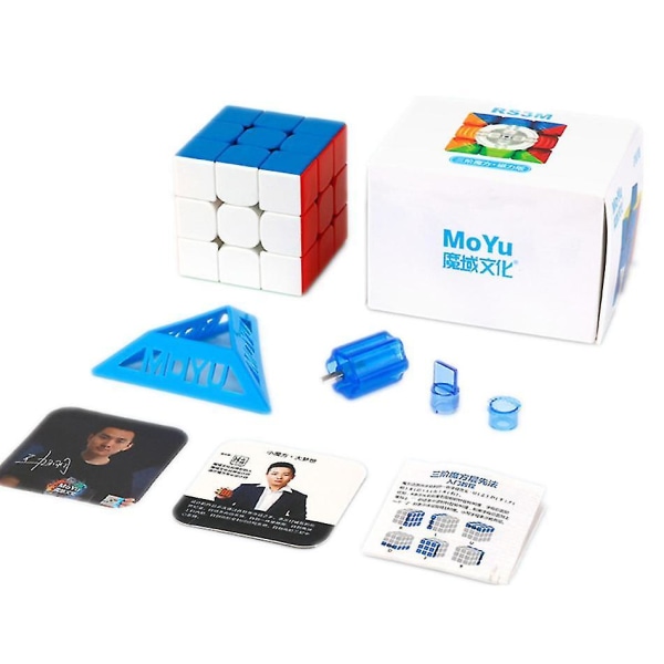 Moyu Rs3 M Magnetisk 3x3x3 Speed ​​Magic Cube Mf Rs3m Puzzle Cube Magnet 3x3 Moyu Rs3 M Magnetic 3x3x3