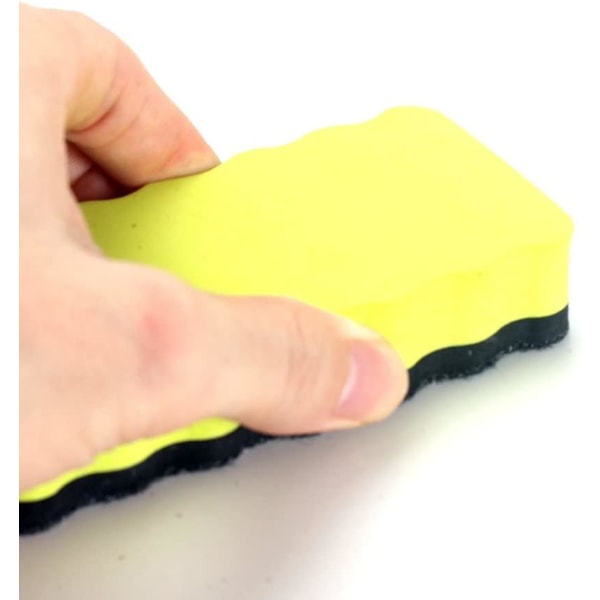 4 Pack Magneettinen White Board Eraser kotiin, kouluun ja toimistoon